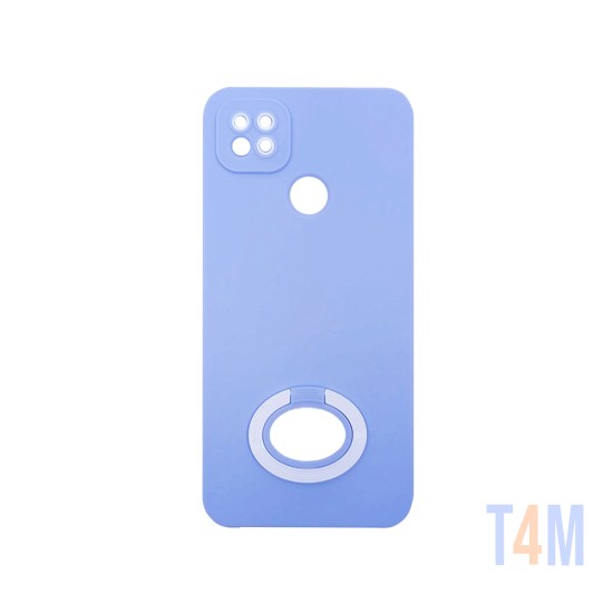 Silicone Case with Support Ring for Xiaomi Redmi 10a Sky Blue